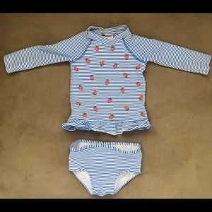 Baby Boden toddler girls swim suit